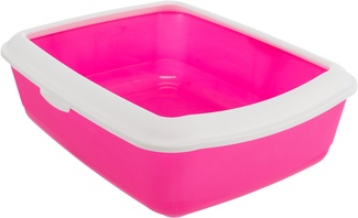 Туалет Classic с бортиком, розовый/белый