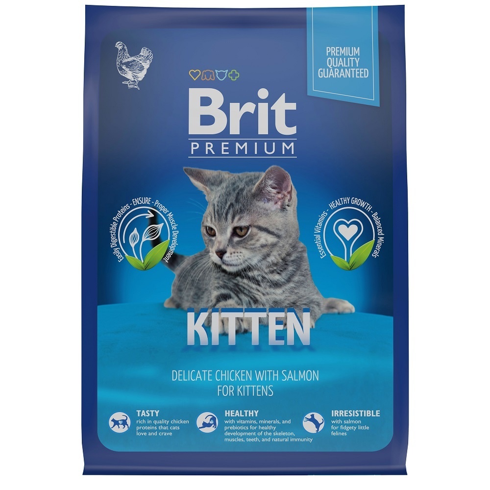 Brit сухой корм премиум класса с курицей для котят (2 кг) Brit сухой корм премиум класса с курицей для котят (2 кг) - фото 1