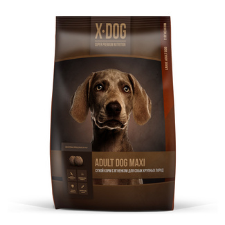 Сухой корм  для собак крупных пород с ягненком X-DOG