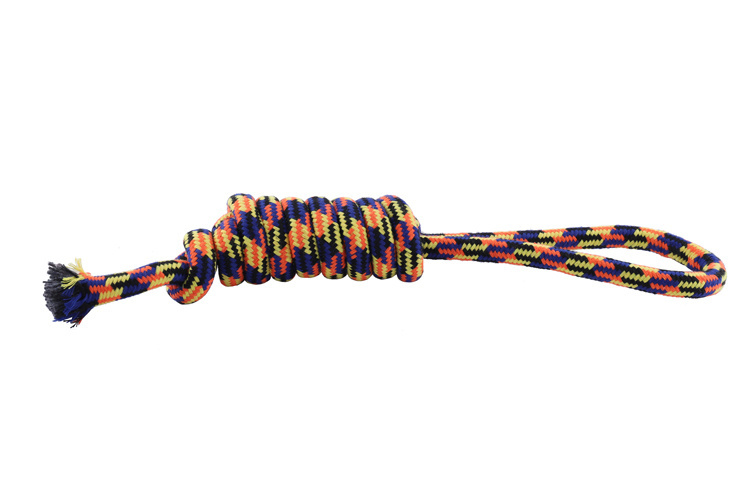 NUNBELL игрушка для собак канатная с ручкой (38 см)