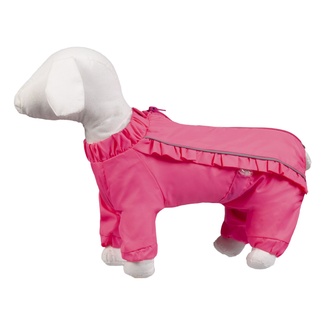 Дождевик для собак малых пород (розовый, на девочку)