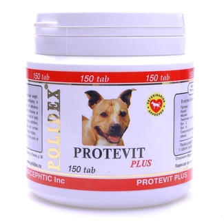 Витамины для собак для роста мышечной массы и повышения выносливости для собак, 150 таб. Polidex