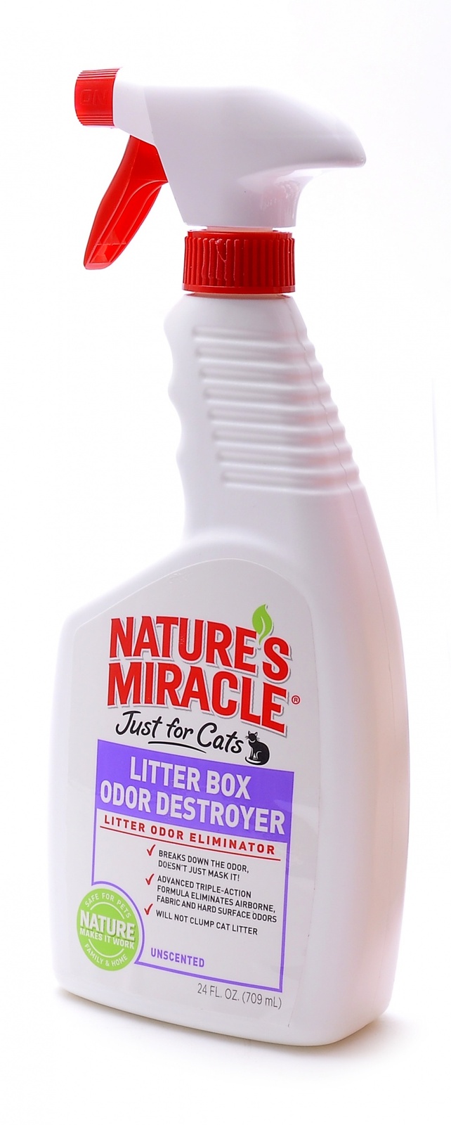 Nature's Miracle спрей-Уничтожитель запахов в кошачьих туалетах (709 г)