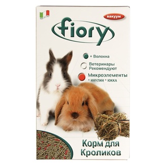 Корм для кроликов, гранулированный Fiory