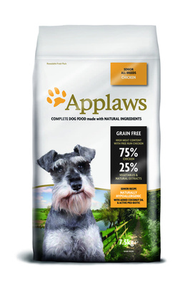 Беззерновой для пожилых собак "Курица/Овощи: 75/25%" Applaws