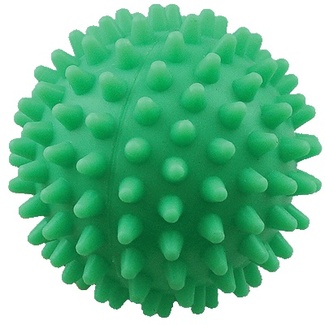 Игрушка для собак &quot;Мяч массажный&quot; винил, зеленый