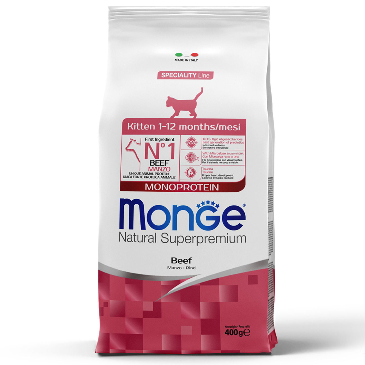 

Monge сухой корм для котят с говядиной (400 г)