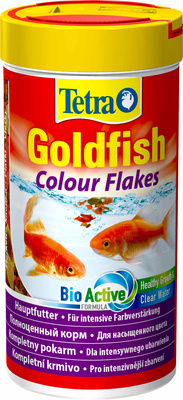 Корм для золотых рыбок для усиления естественной окраски, хлопья
