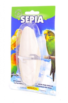 Источник кальция для птиц из кости каракатицы с держателем