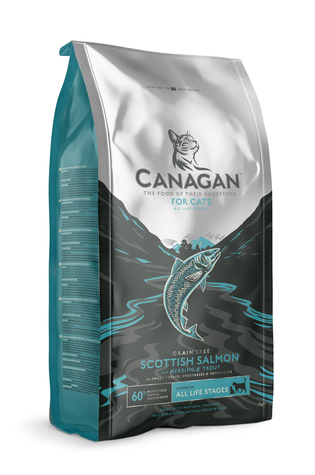 

Сухой корм для кошек Scottish Salmon Лосось (1,5 кг)