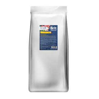 15+3кг в подарок: Премиум корм для взрослых собак средних пород, с курицей Brit