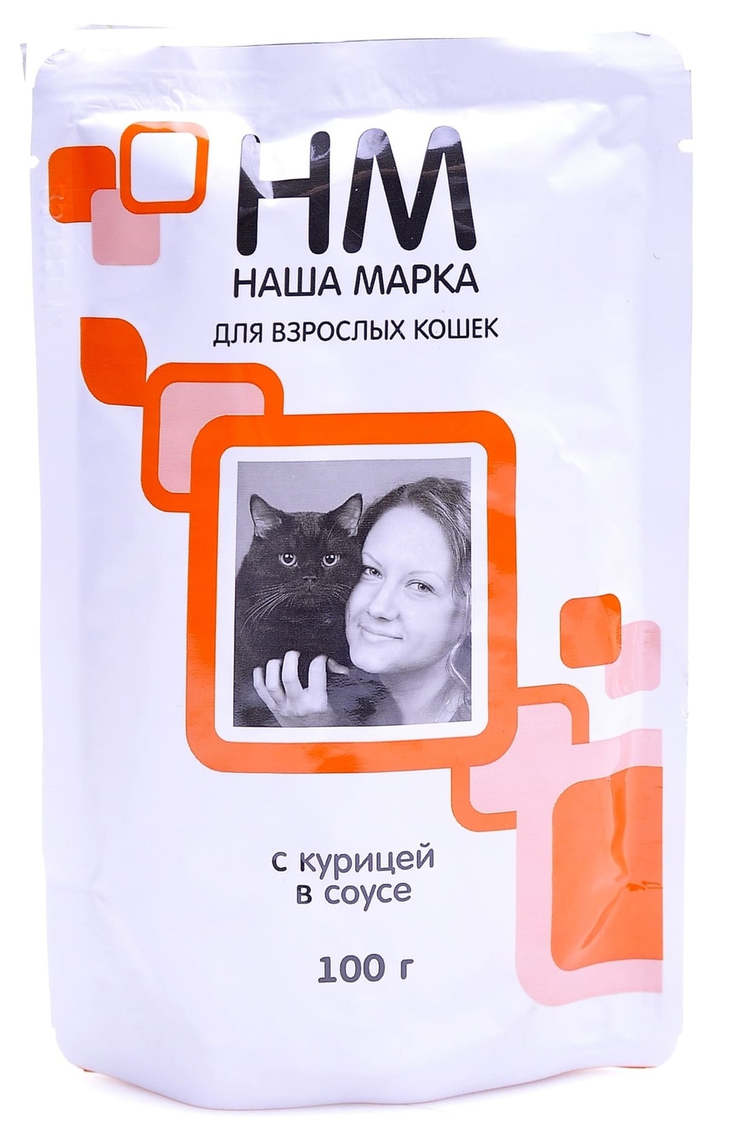 

Наша Марка паучи для кошек, курица в соусе (100 г)