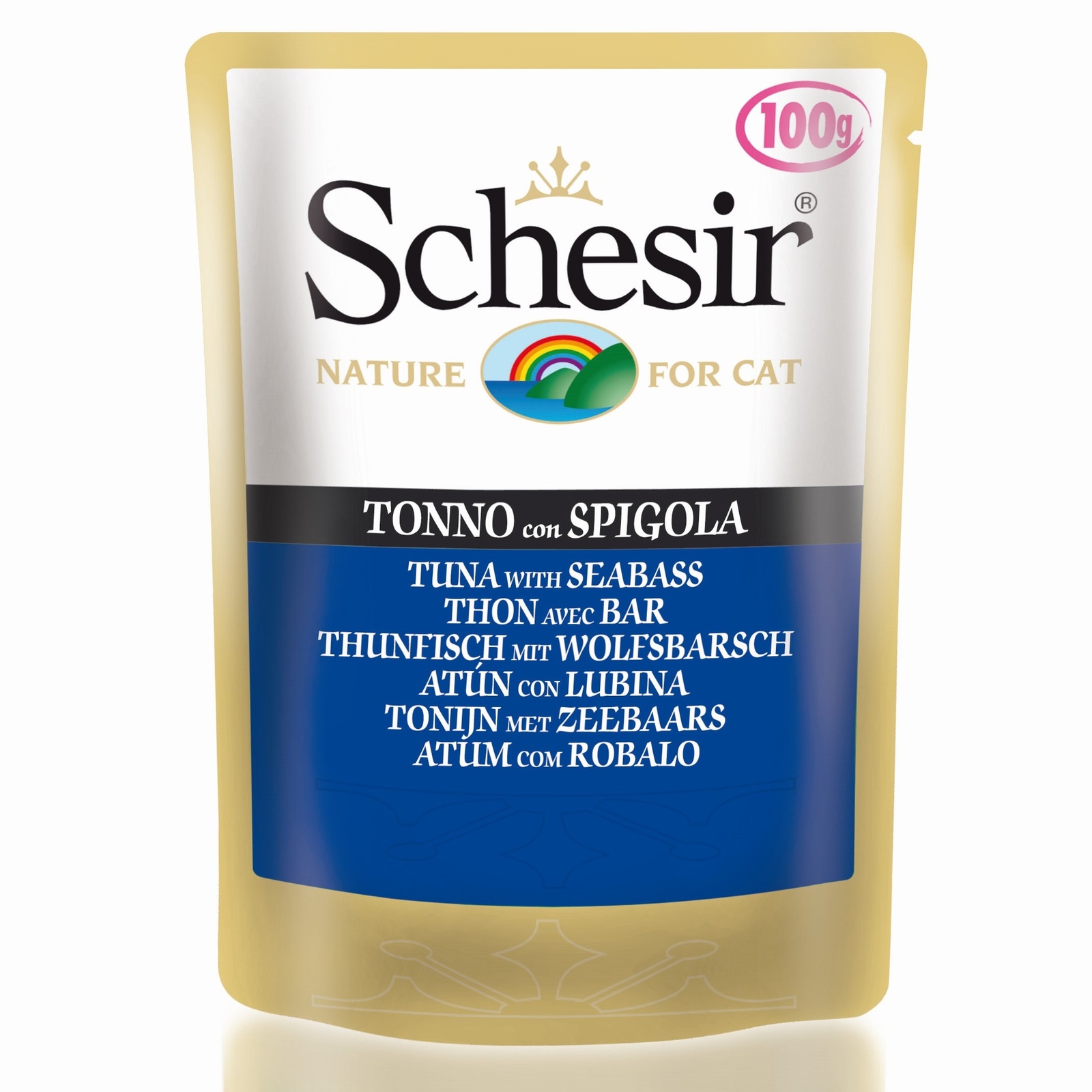 

Schesir паучи для кошек, с тунцом и окунем (100 г)