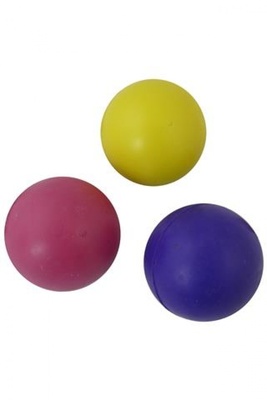 Игрушка для собак &quot;Мяч&quot;, резина, цвет. в ассорт, 8,5 см