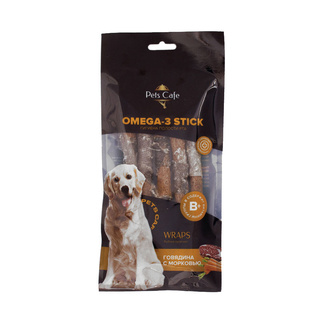 Рыбные рулетики для собак для гигиены полости рта: говядина с морковью