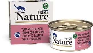 Консервы для кошек: тунец с лососем в бульоне