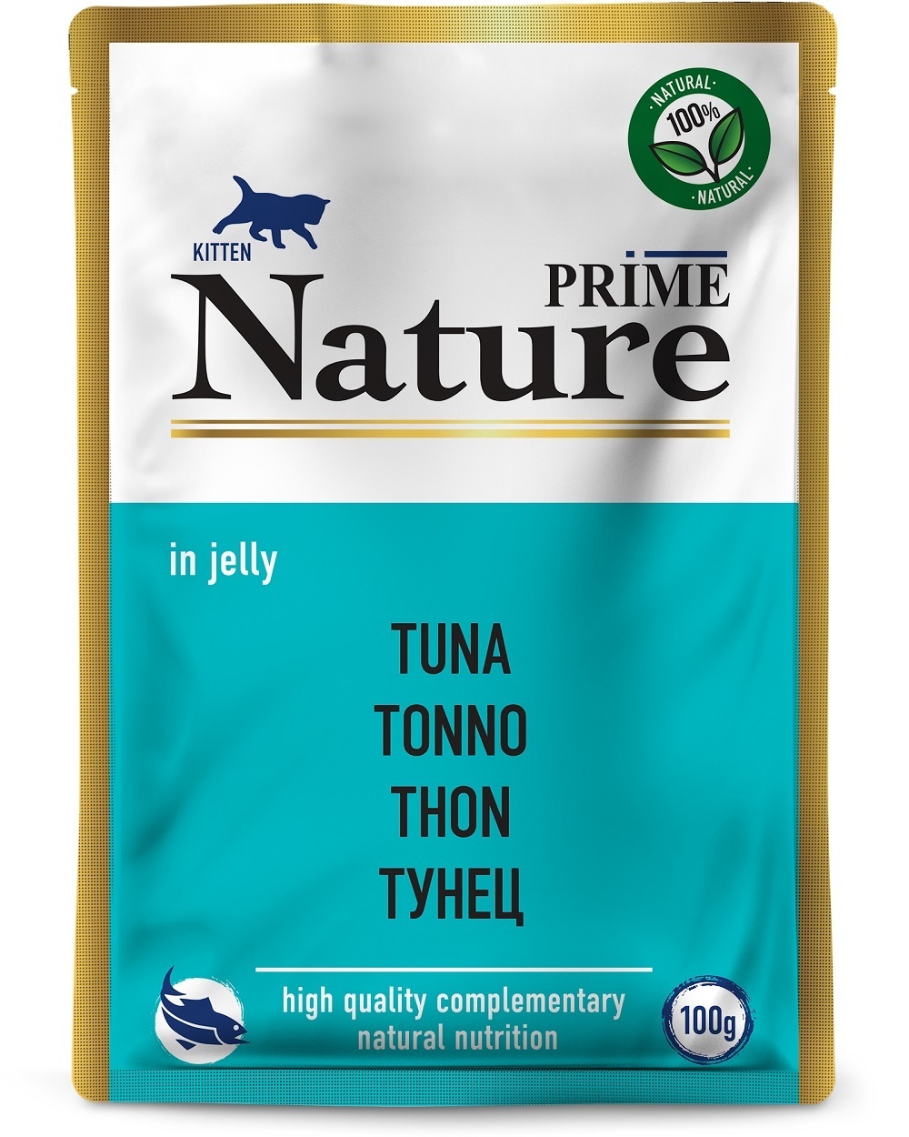 Prime Nature паучи для котят: тунец в желе (24 шт)