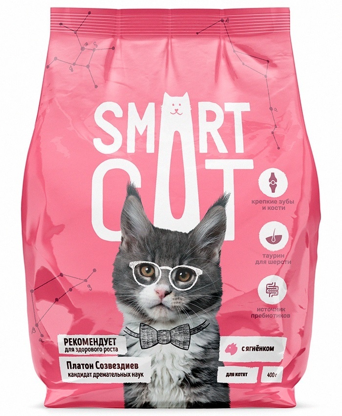 Корм Smart Cat для котят с ягненком (5 кг) Smart Cat Корм Smart Cat для котят с ягненком (5 кг) - фото 1