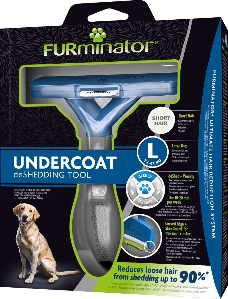 FURminator фурминатор L: для крупных собак с короткой шерстью (270 г) FURminator FURminator фурминатор L: для крупных собак с короткой шерстью (270 г) - фото 2