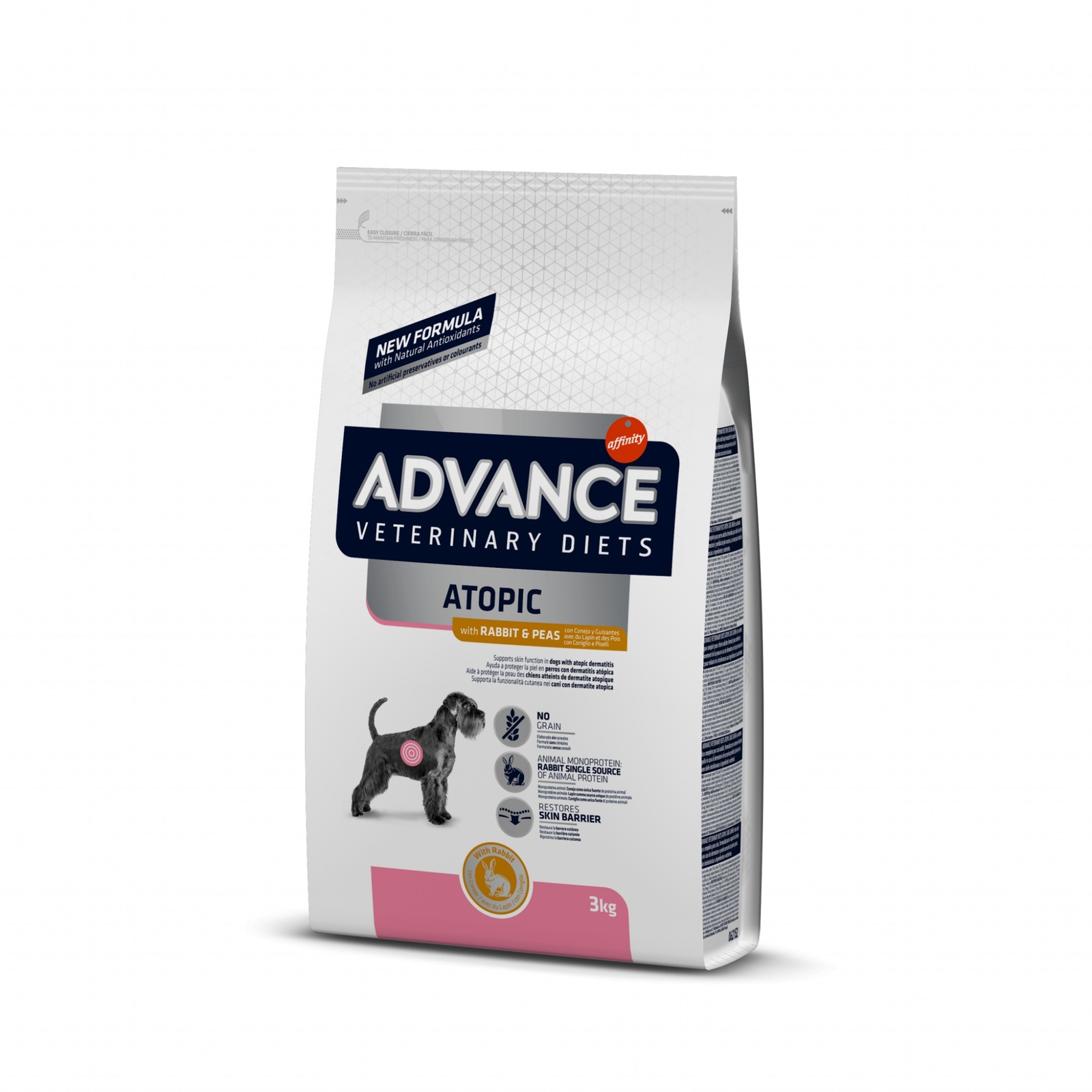 Беззерновой для собак при дерматозах и аллергии, с кроликом (3 кг) Advance (вет. корма) Беззерновой для собак при дерматозах и аллергии, с кроликом (3 кг) - фото 1