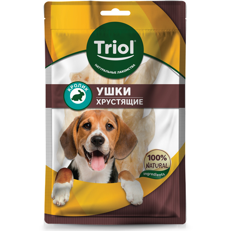 

Triol (лакомства) ушки кроличьи "хрустящие" для собак (30 г)