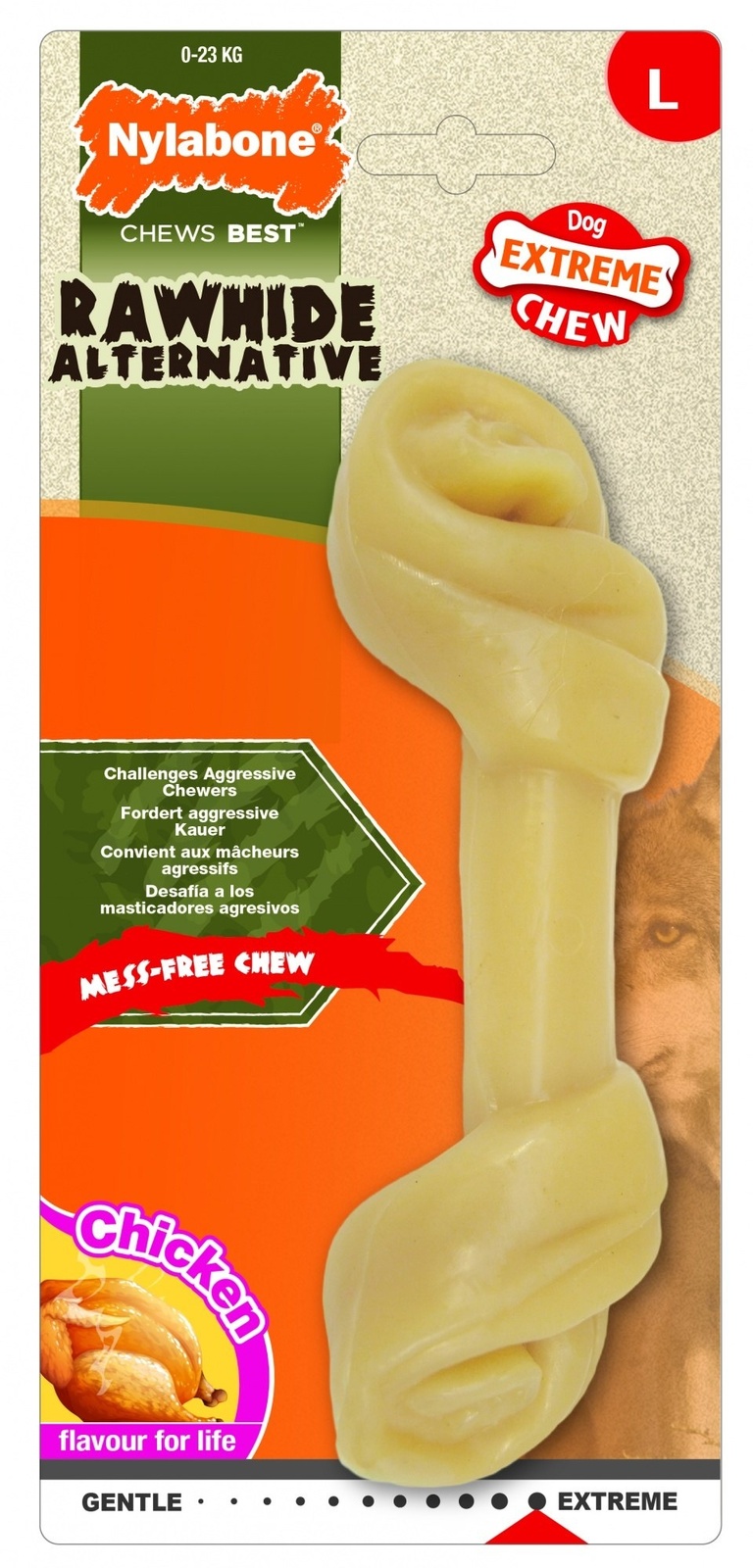 Nylabone узел экстра жесткий, аромат курицы, L (270 г) Nylabone узел экстра жесткий, аромат курицы, L (270 г) - фото 1