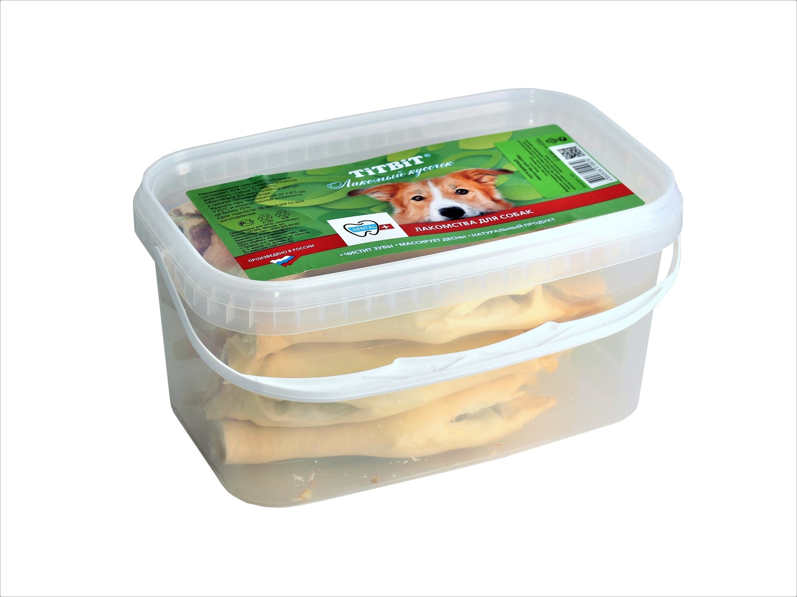 

TiTBiT лакомство для собак Бараньи ноги (в банке) (580 г)