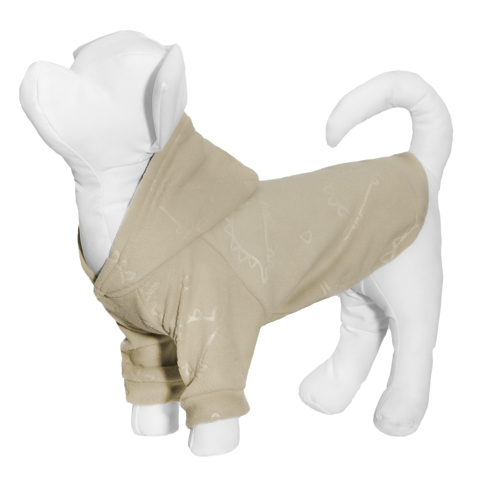 Yami-Yami одежда толстовка для собаки из флиса с принтом 