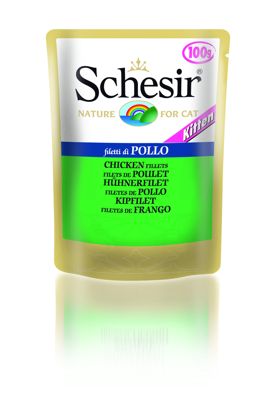 Паучи с филе цыпленка для котят (100 г)