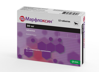 Марфлоксин таблетки, 80 мг №12
