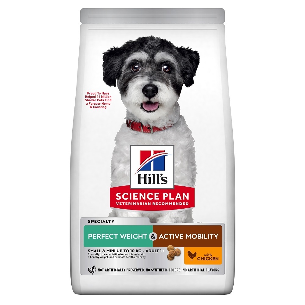 Hill's Science Plan сухой корм для собак мелких пород для снижения веса и поддержания подвижности, с курицей (1,5 кг) - фото 1