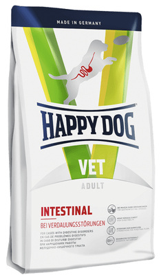  Intestinal ветеринарная диета для собак с чувствительным пищеварением Happy dog