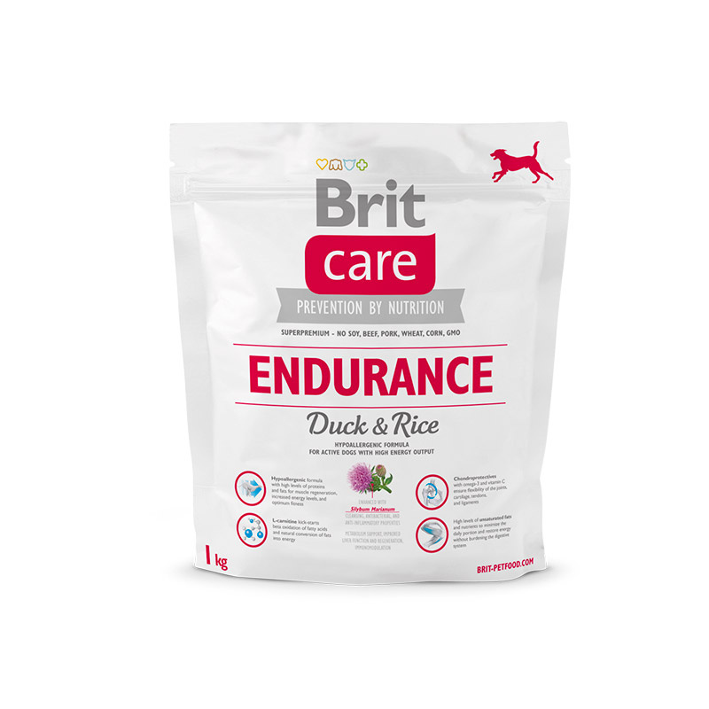 Care для активных собак всех пород с уткой и рисом (12 кг) Brit Care для активных собак всех пород с уткой и рисом (12 кг) - фото 3