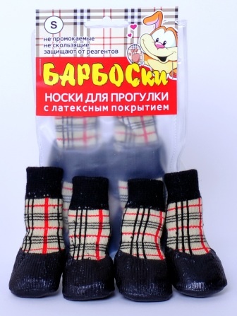 Барбоски носки для собак с латексным покрытием (40 г) Барбоски носки для собак с латексным покрытием (40 г) - фото 1