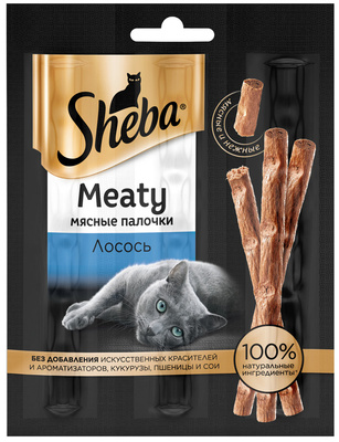 Лакомство для кошек Meaty «Мясные палочки. Лосось»