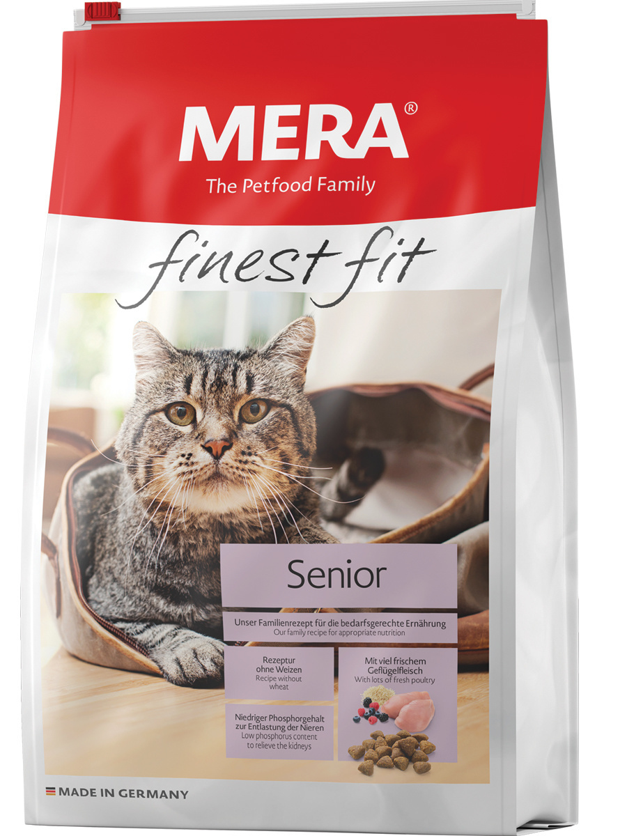 для стареющих кошек и для пожилых кошек (4 кг) MERA для стареющих кошек и для пожилых кошек (4 кг) - фото 1