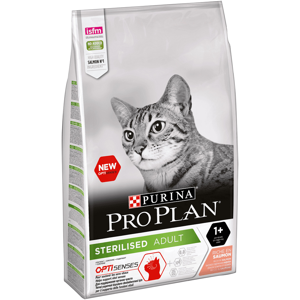 Для кастрированных кошек для поддержания органов чувств, лосось (10 кг) Purina Pro Plan Для кастрированных кошек для поддержания органов чувств, лосось (10 кг) - фото 4
