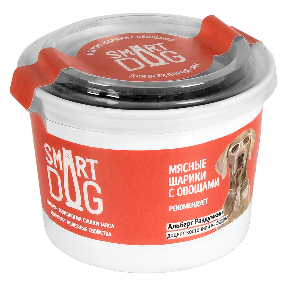 

Smart Dog лакомства мясные шарики с овощами (80 г)