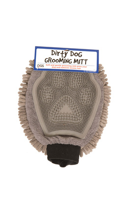  Перчатка для груминга Grooming Mitt, 25*18 см, серая
