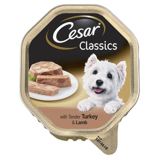 Влажный корм для взрослых собак «Классический» с нежной индейкой и ягненком Cesar