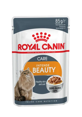 Кусочки в соусе для кошек 1-10 лет "Идеальная кожа и шерсть" 21618 Royal Canin паучи