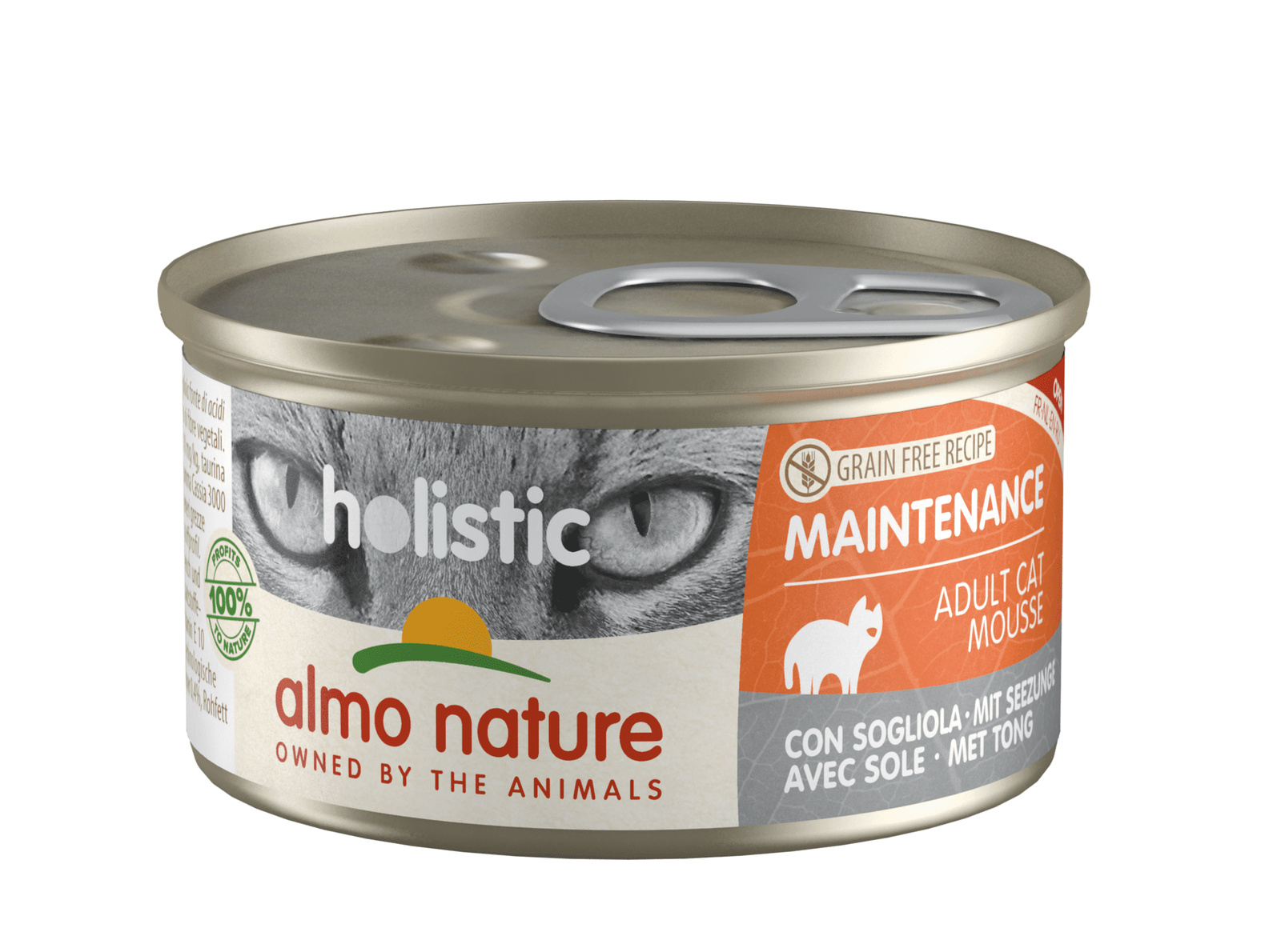 

Almo Nature консервы беззерновые консервы с камбалой для взрослых кошек (85 г)