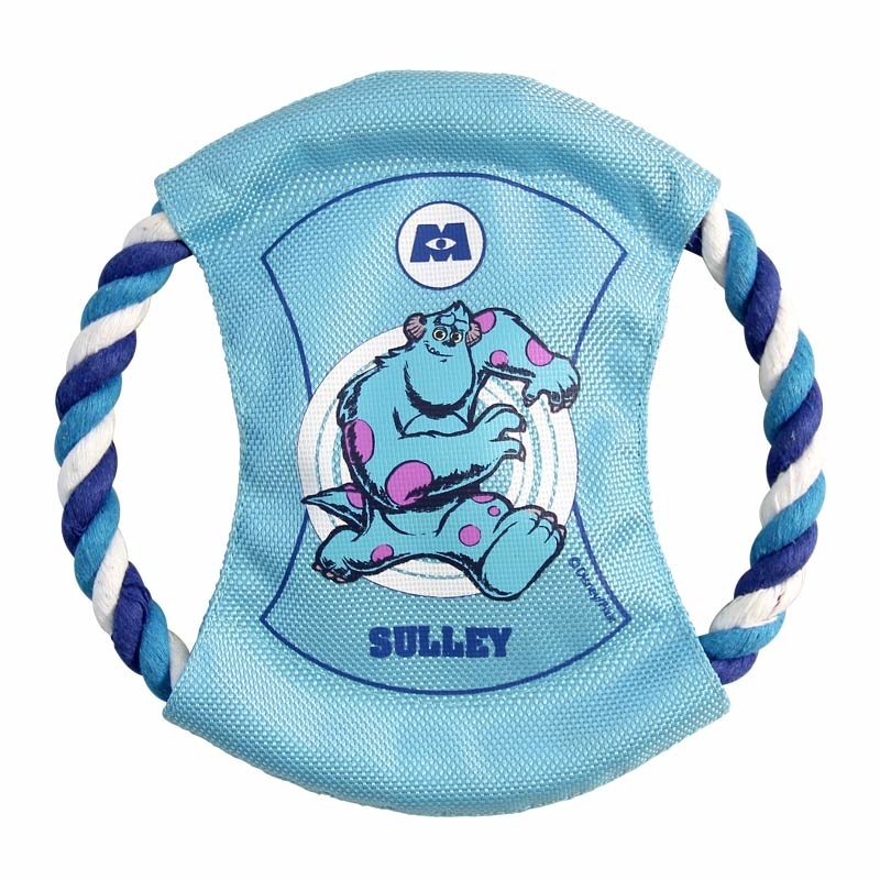 Triol игрушка для собак Disney Sulley Летающий диск на веревке, 190 мм (94 г)