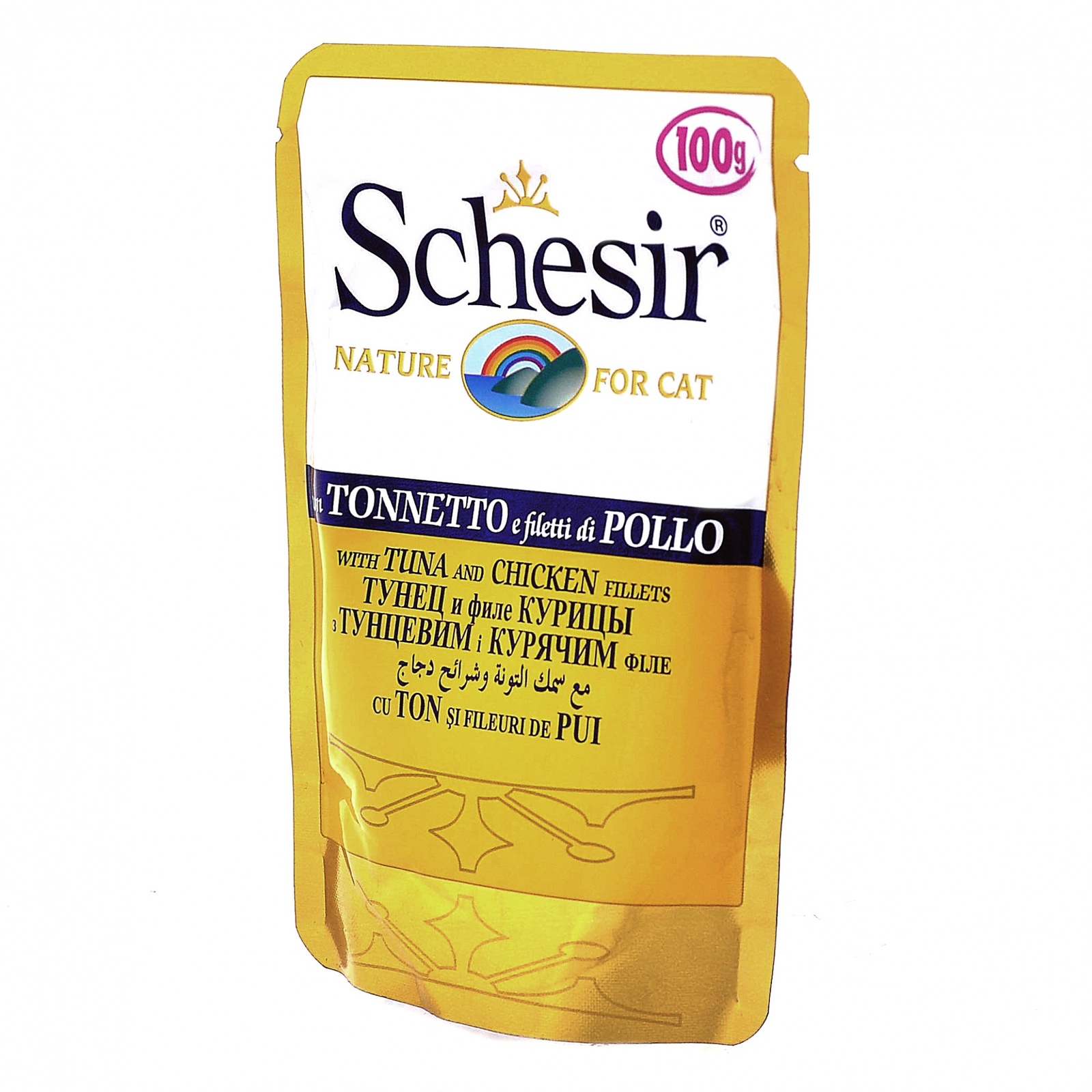 Паучи с тунцом и цыпленком для кошек (100 г)