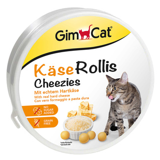 Витамины "Сырные ролики" с витамином E для кошек Gimcat
