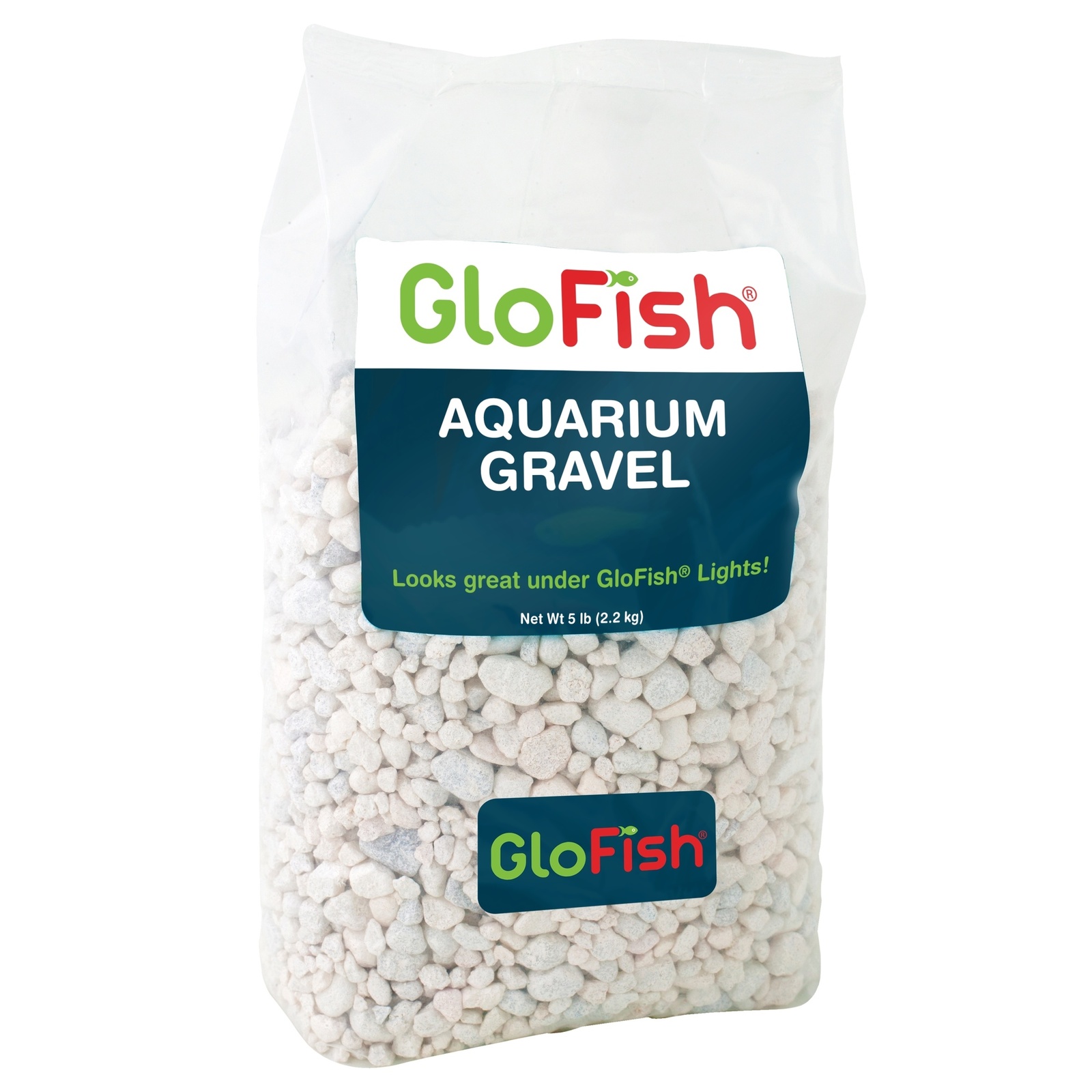 GloFish флуоресцирующий грунт, белый (2,27 кг)