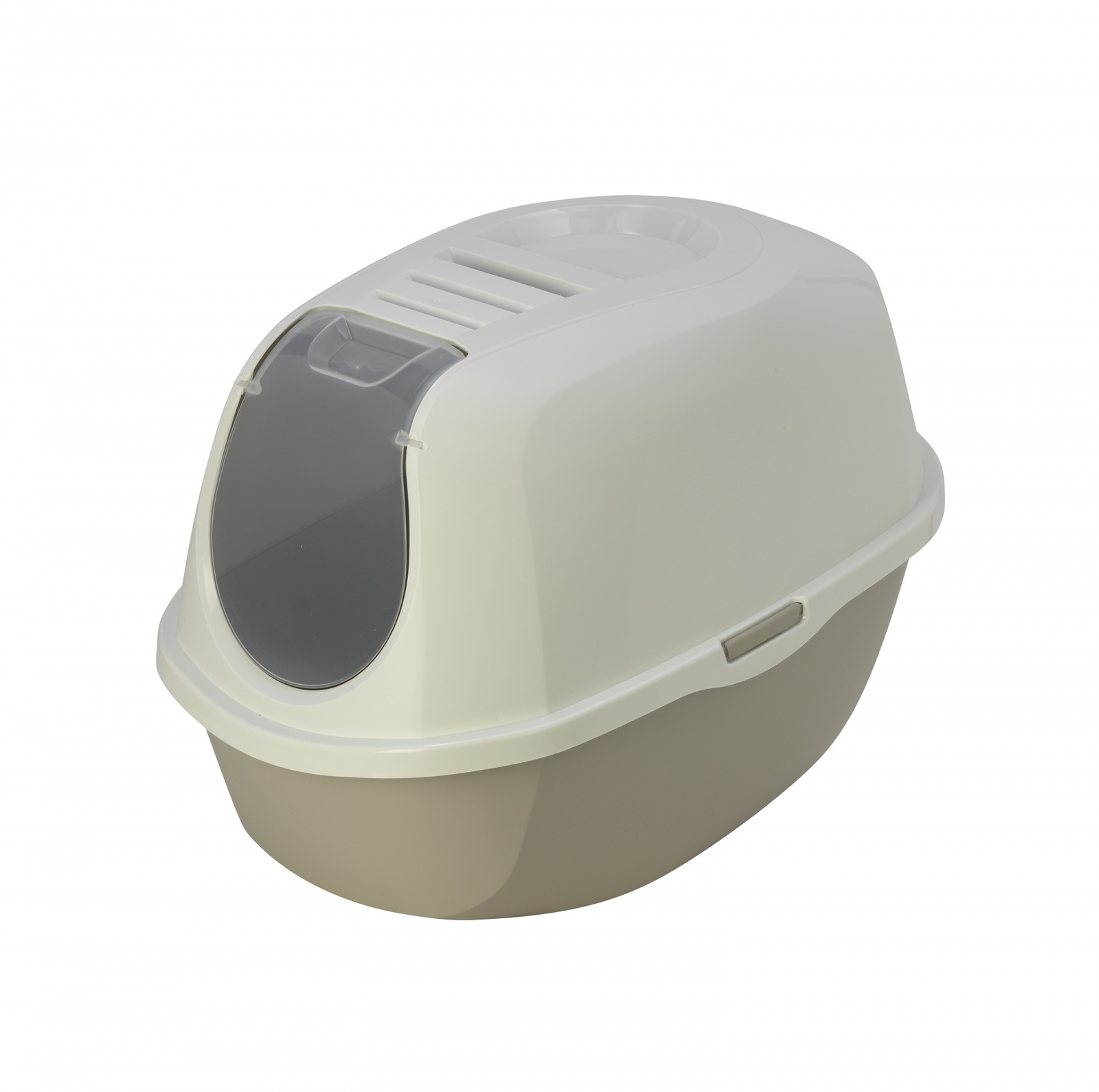 Moderna туалет-домик SmartCat с угольным фильтром, 54х40х41см,  теплый серый (1,2 кг)