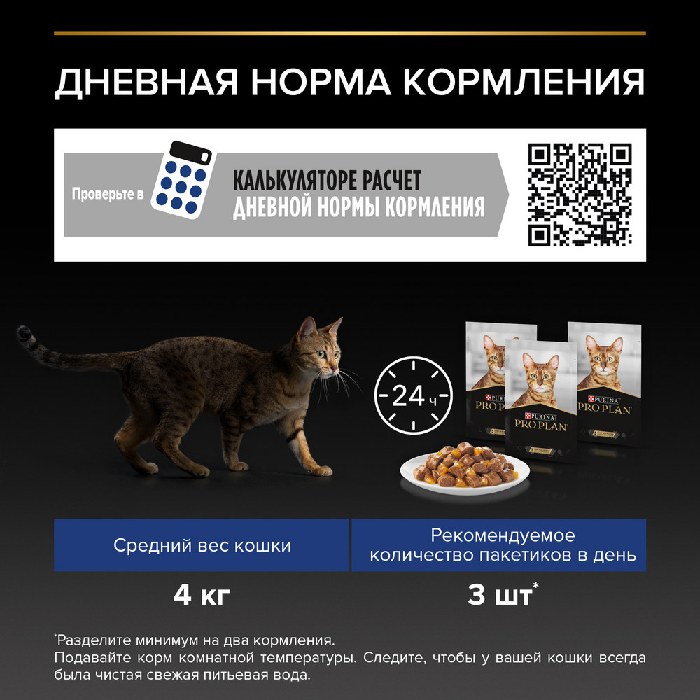 Purina Pro Plan (паучи) влажный корм PRO PLAN® INDOOR для взрослых домашних  кошек с индейкой в желе, Нouse cat | Petshop.ru