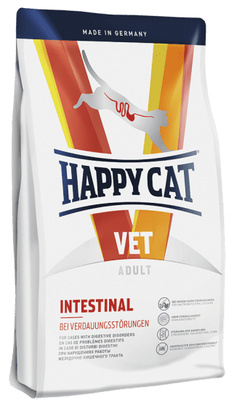  ​Intestinal ветеринарная диета для для кошек с чувствительным пищеварением Happy cat