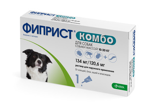 Фиприст Комбо для собак 10-20 кг, 1.34 мл